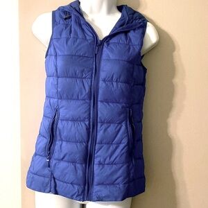 Royal blue puffer vest